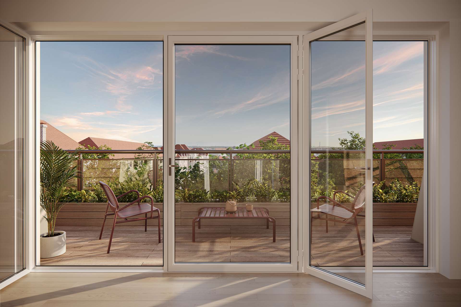 Balkon Visualisierung