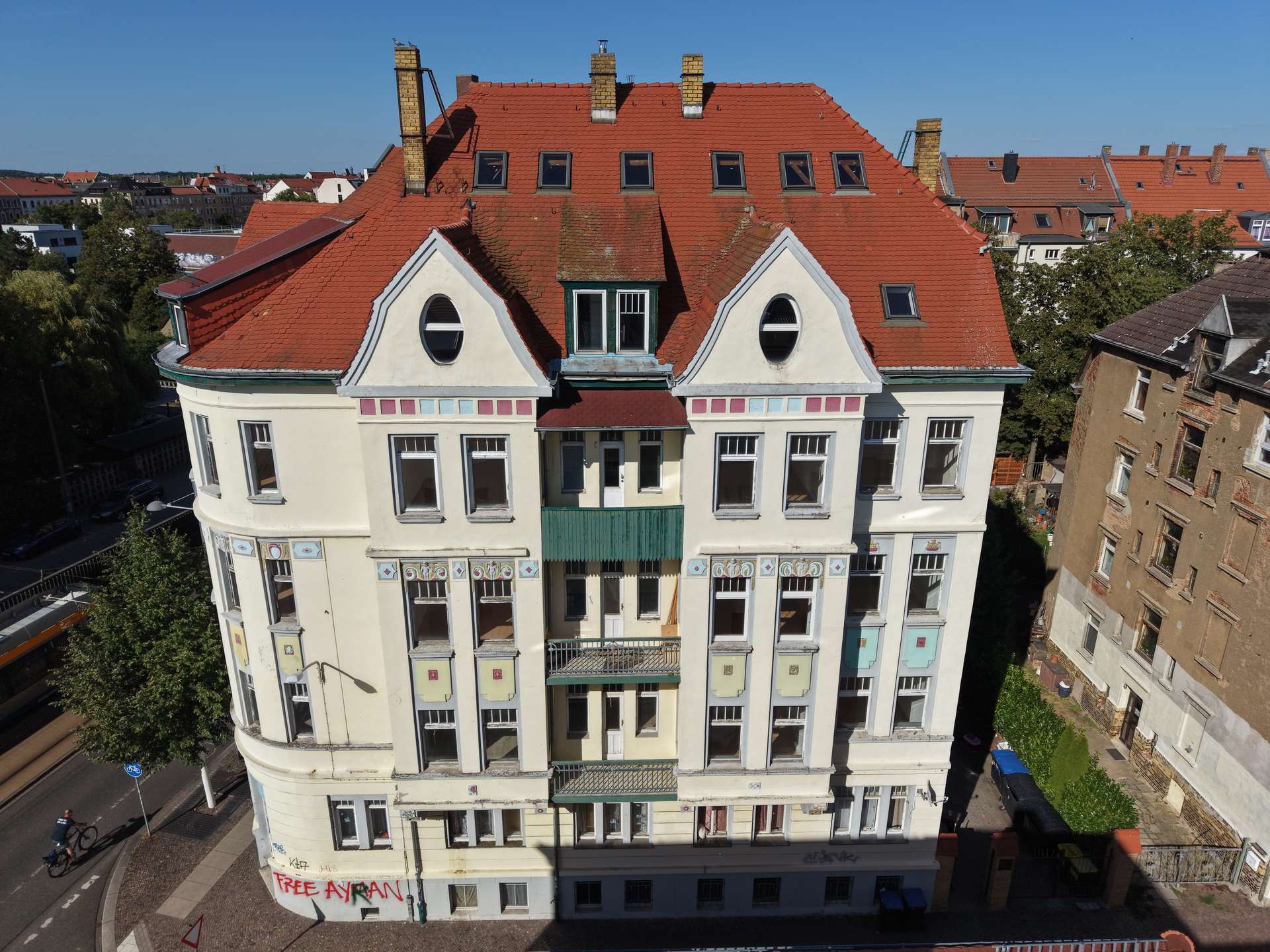 Perspektive Seitenstraße 