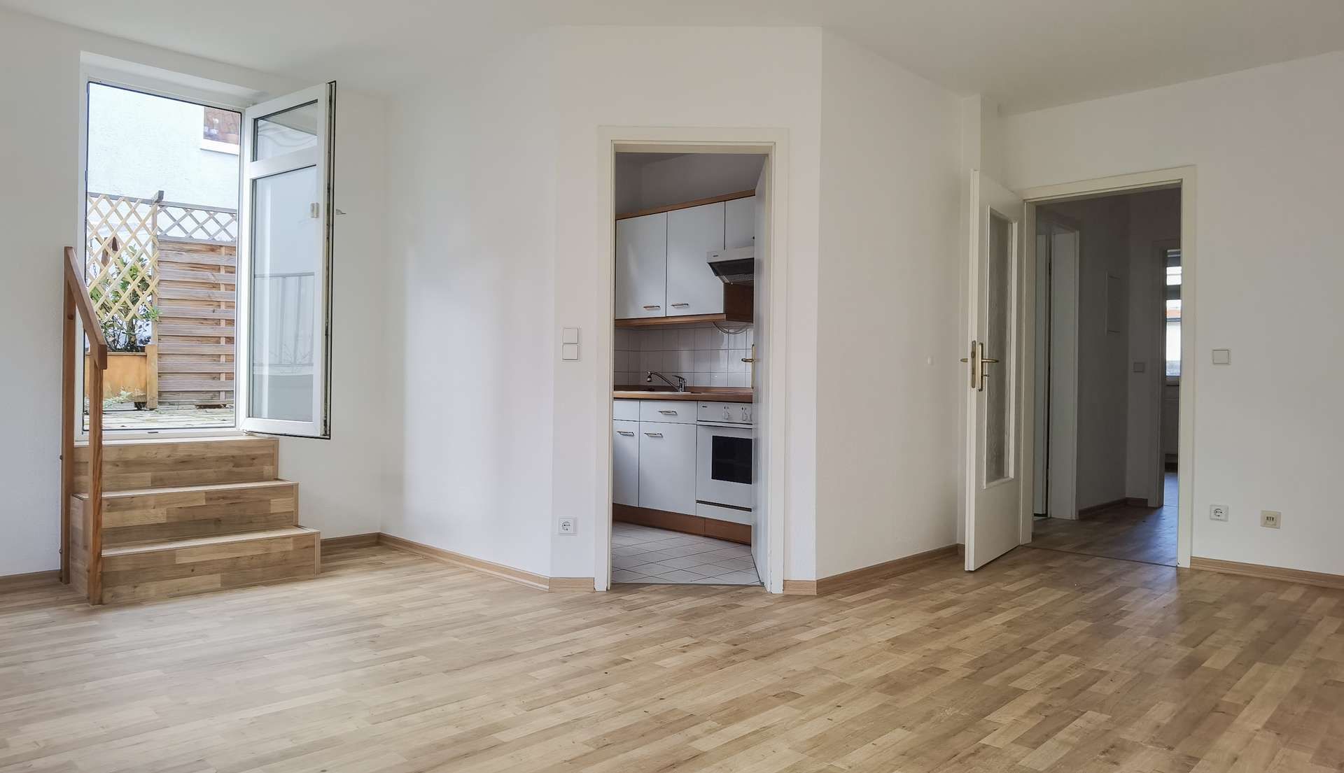 Wohnzimmer mit Terrassenzugang