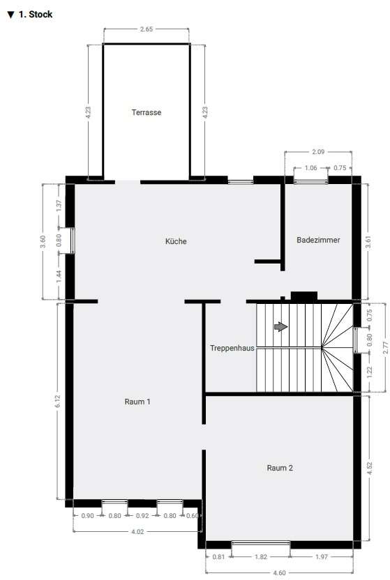 Grundriss 1.OG WE02