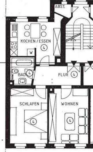 Grundriss WE 4