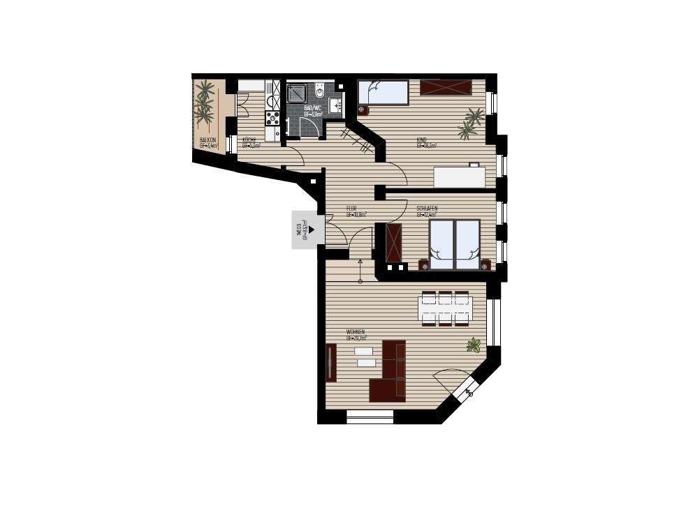 Grundriss WE03
