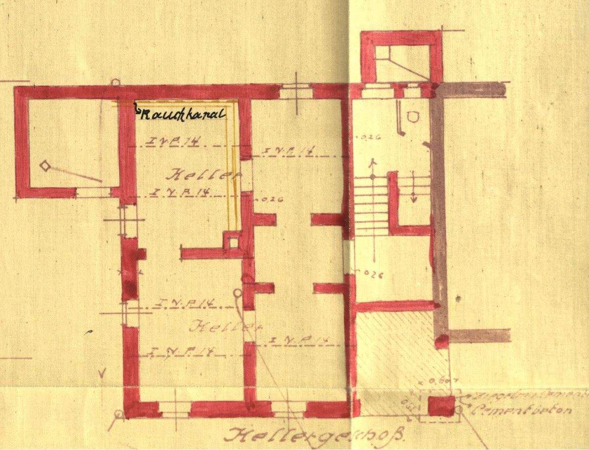 Grundriss Keller