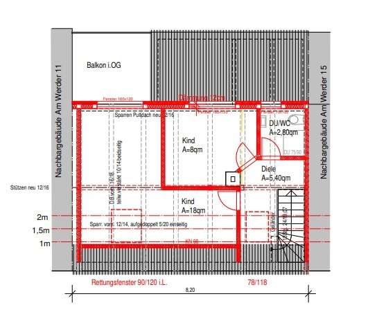 Grundriss Dachgeschoss