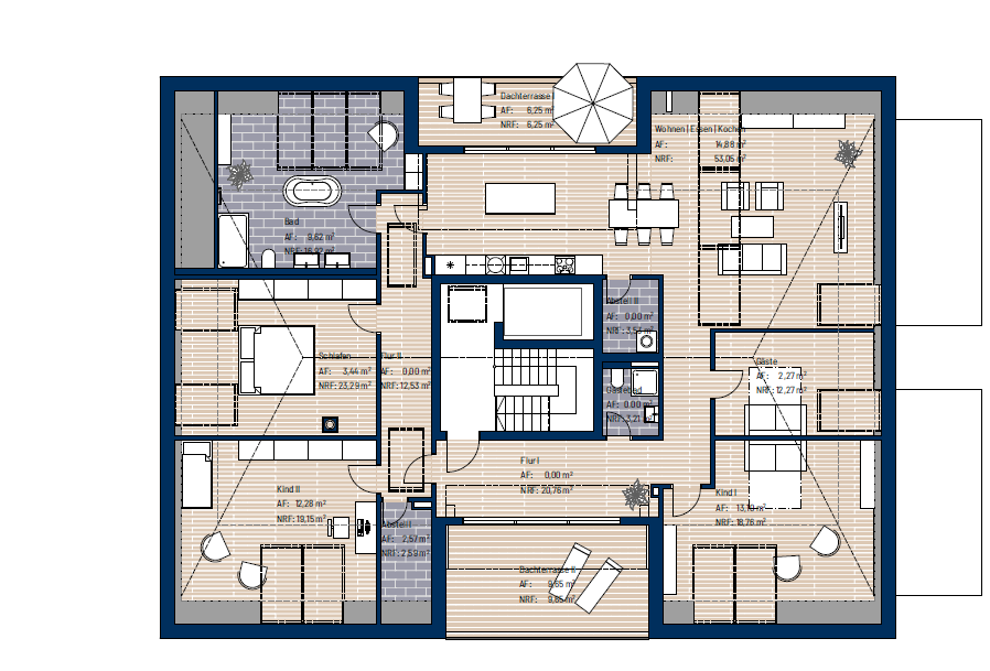 Grundriss WE 12.1 Westuferquartier