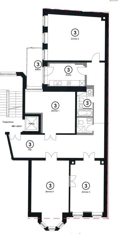 Grundriss WE3