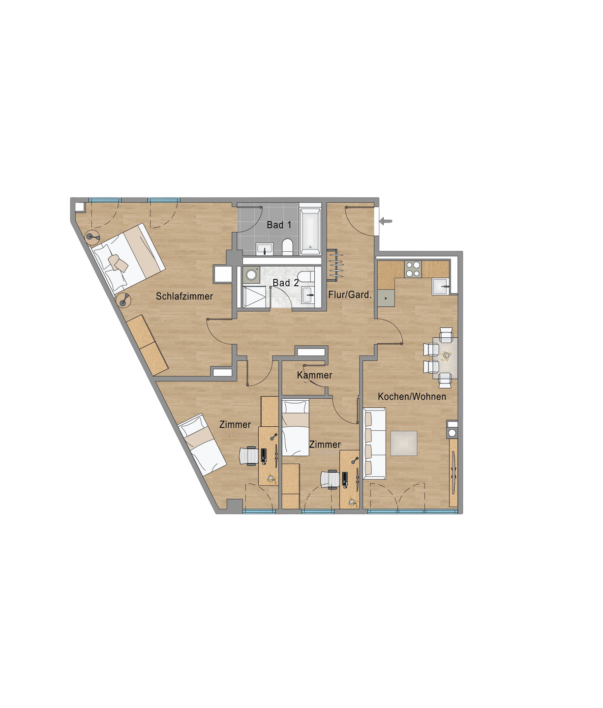 Grundriss WE5