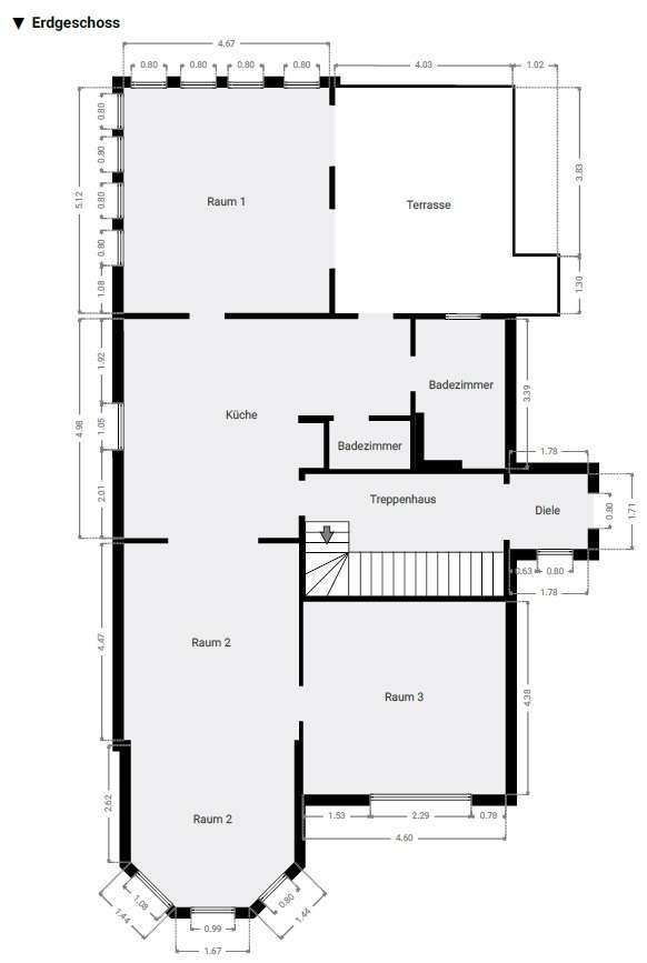 Grundriss Erdgeschoss