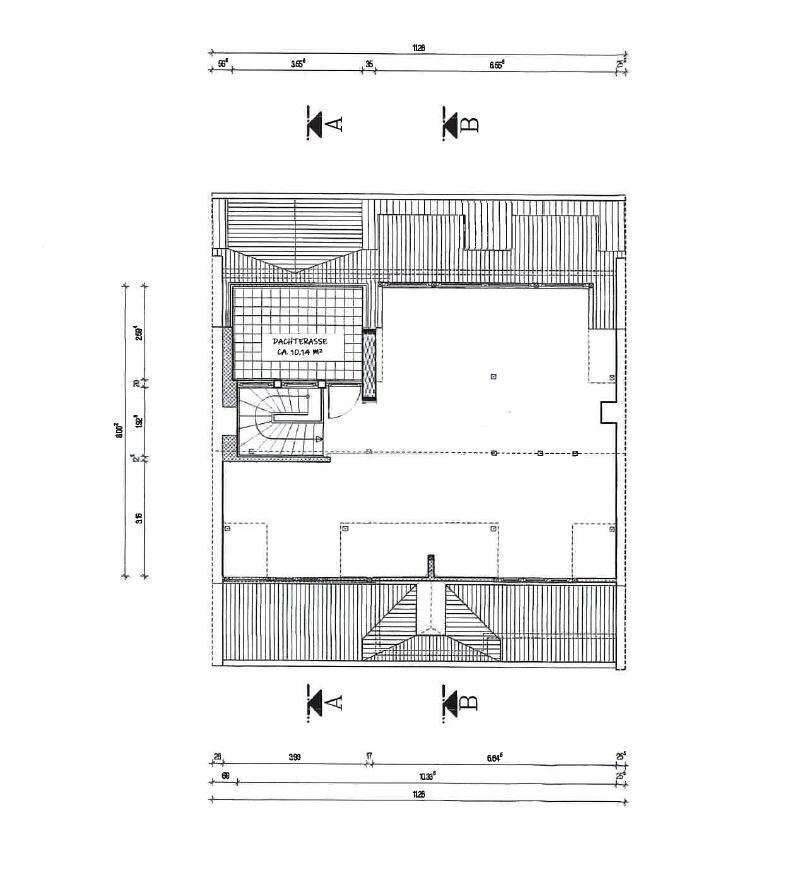 Grundriss Spitzboden