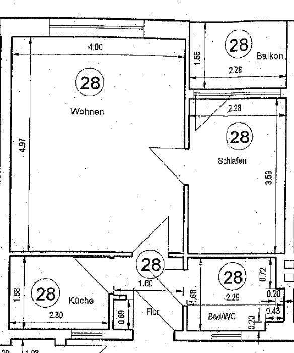 Grundriss WE28