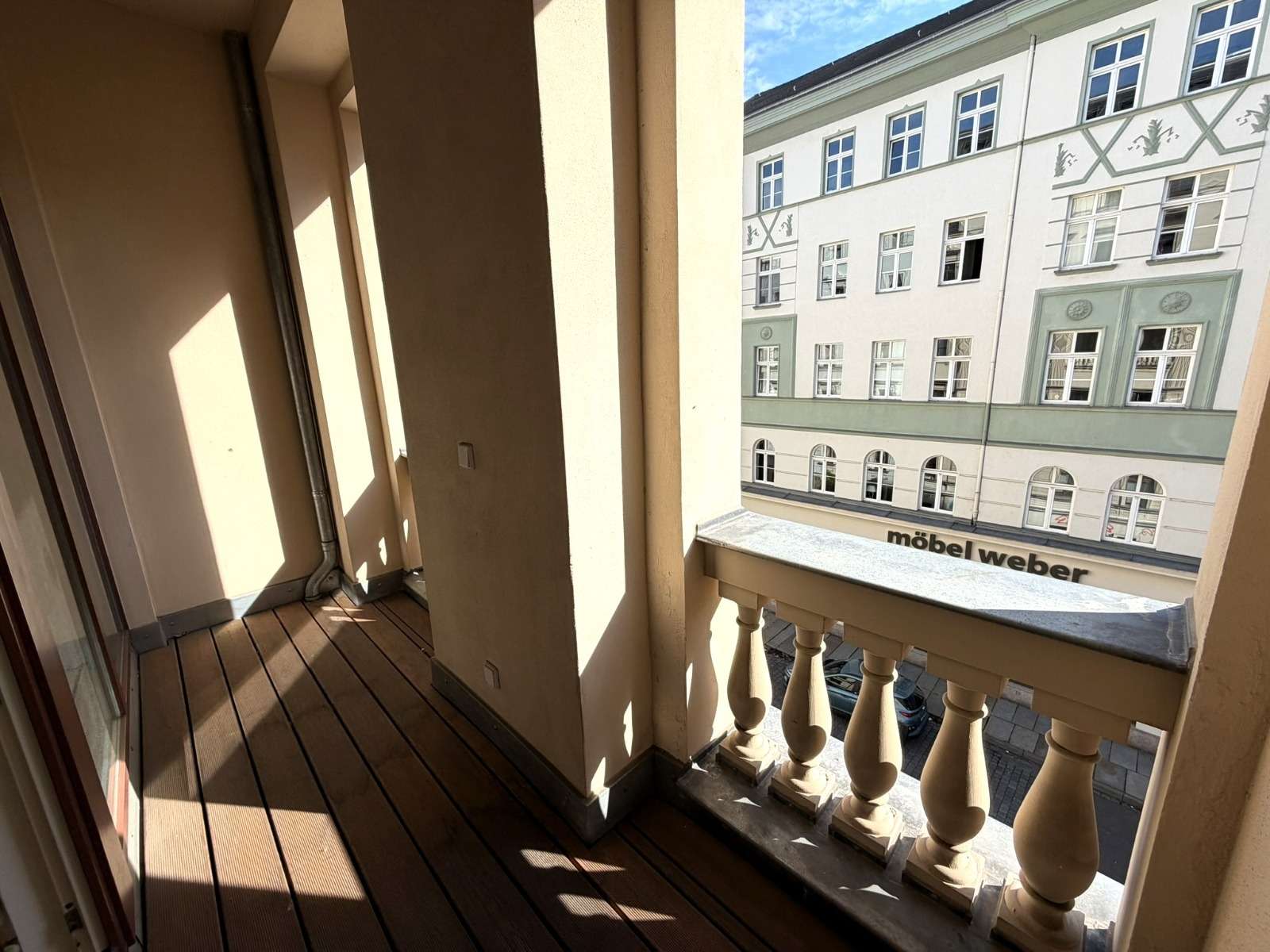 Blick vom B<lkon
