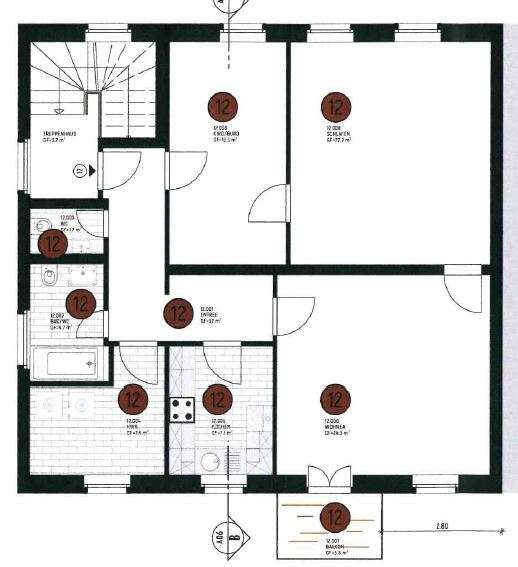 Grundriss 1.OG