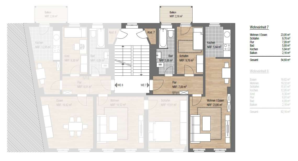 Grundriss WE 7