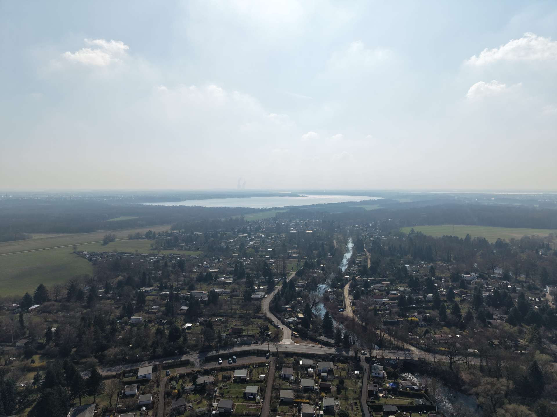 Ansicht Süden zum Cospudener See