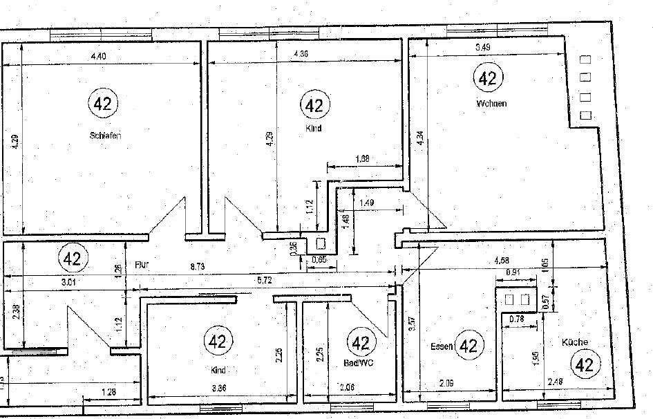 Grundriss WE42