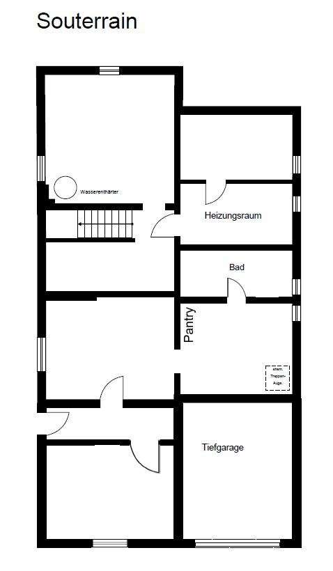 Grundriss Souterrain