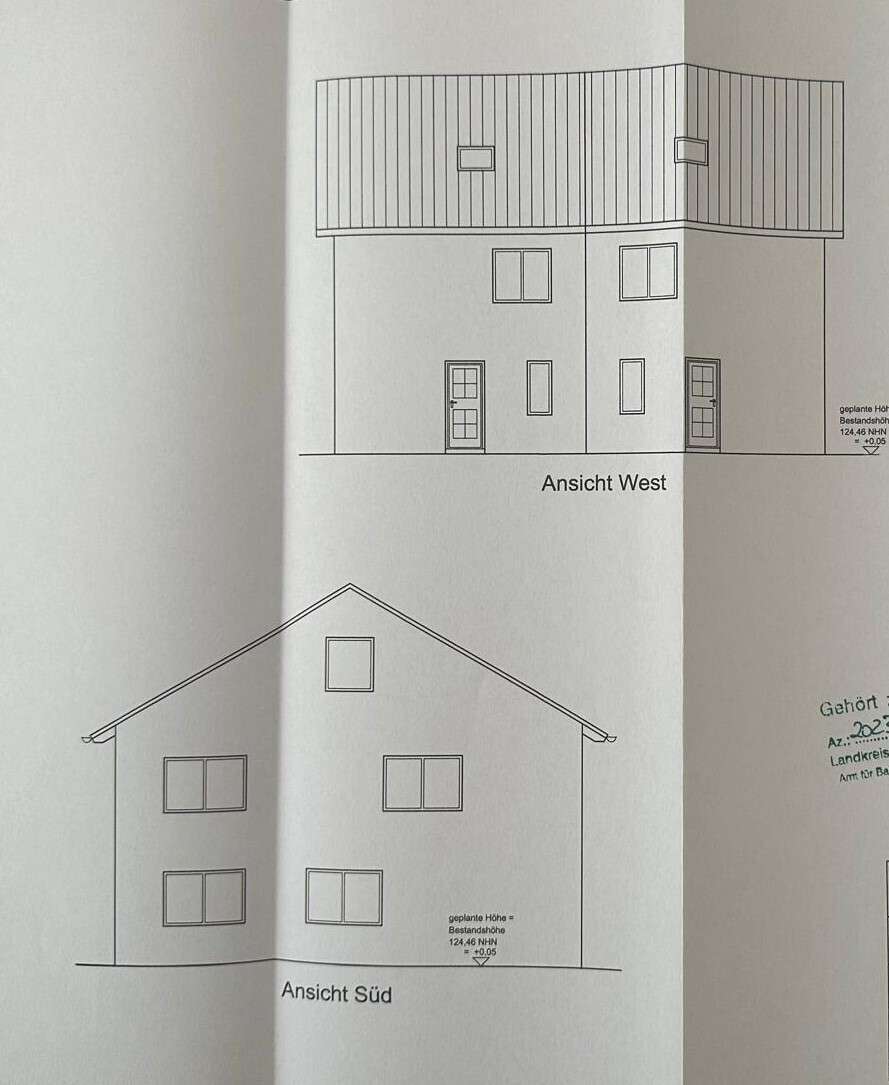 Haus 1+2_Ansichten Süd_West