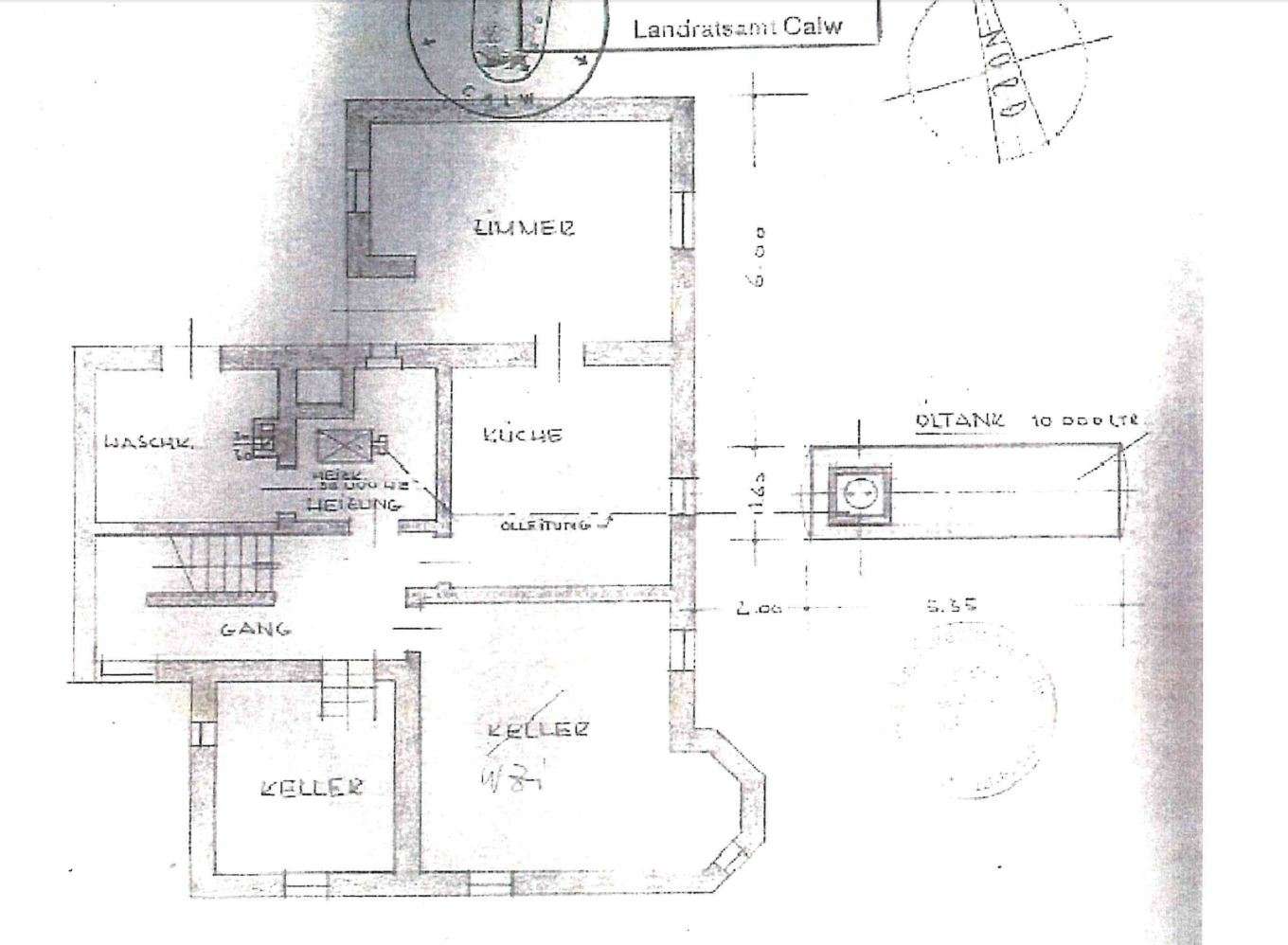 Grundriss Keller