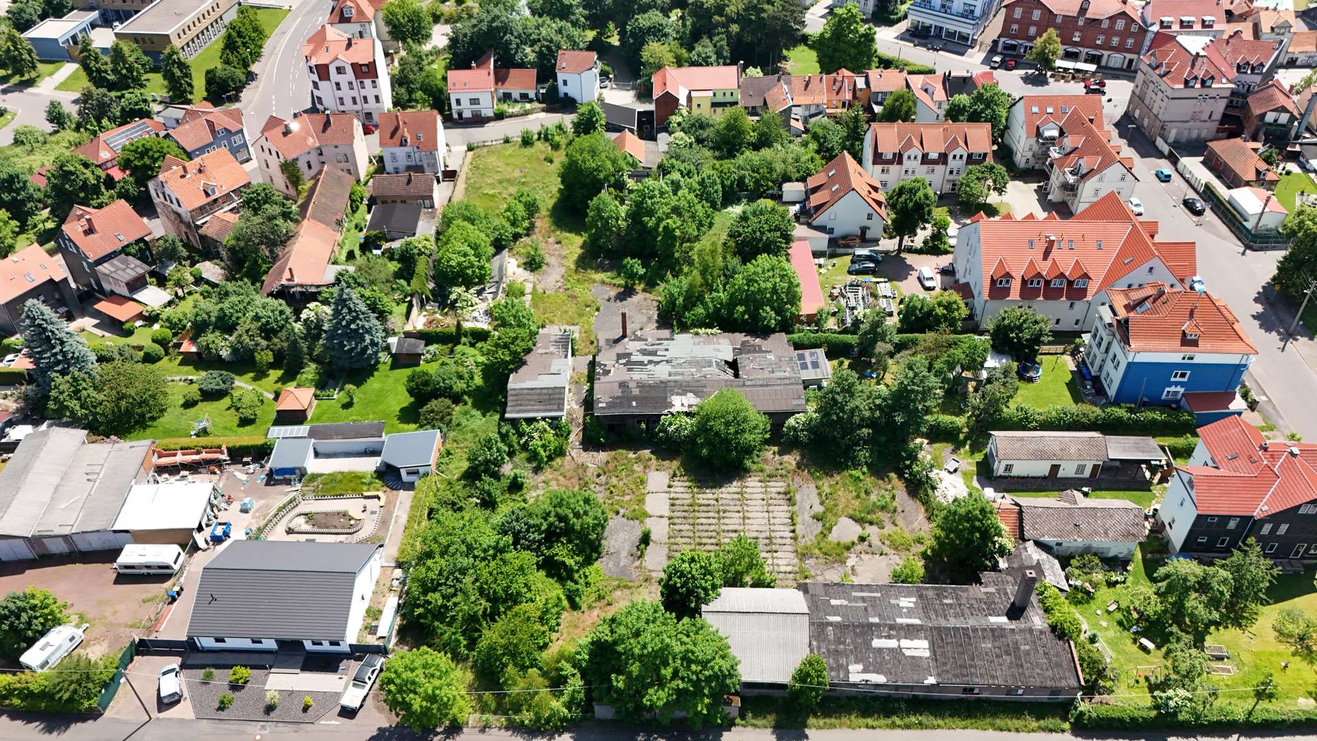 Rückseite Vogelperspektive