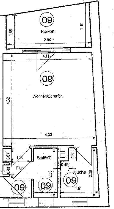Grundriss WE9