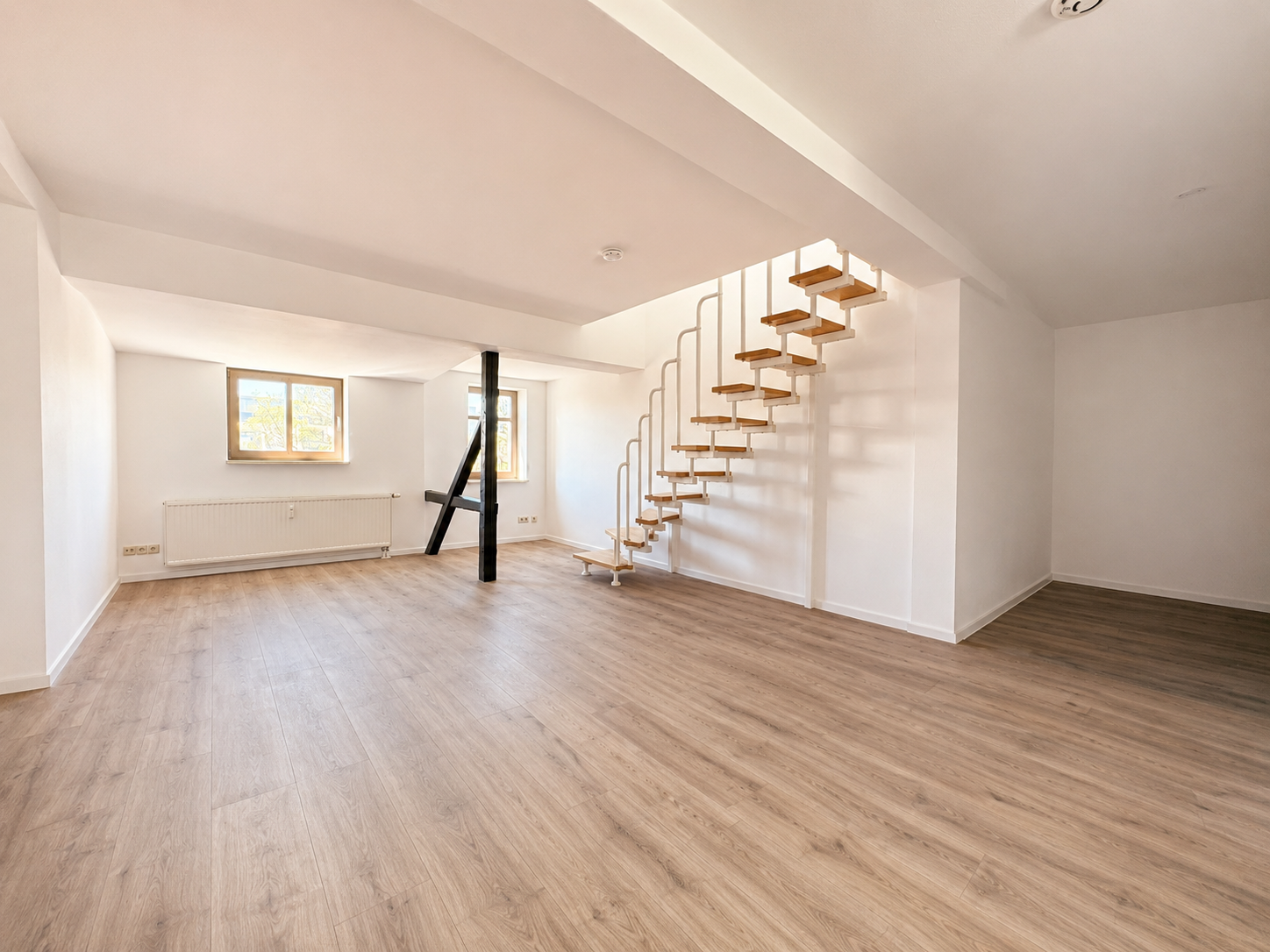 Vision: Wohnzimmer mit neuem Boden