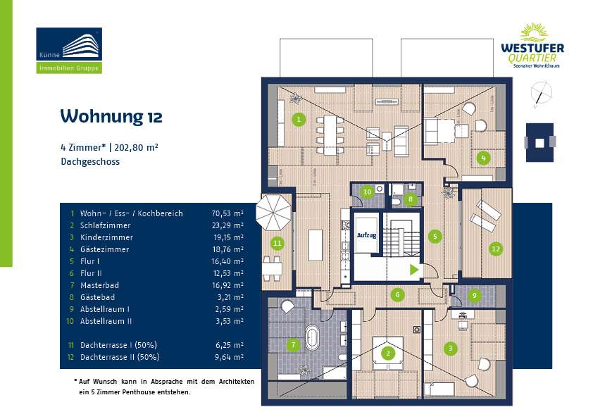 Grundriss WE12