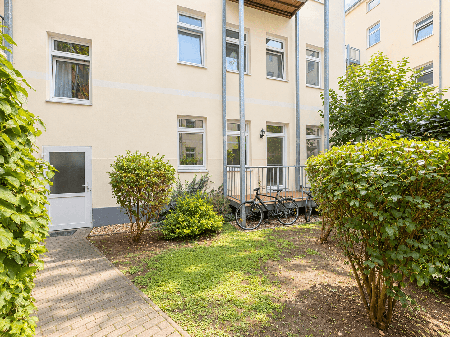 Blick auf die Wohnung