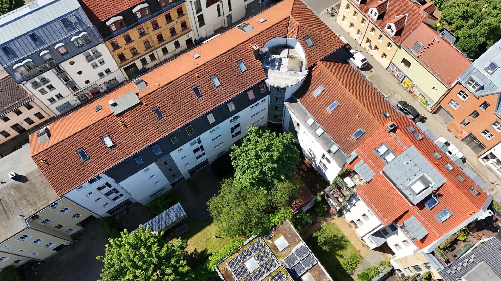 Vogelperspektive Hofansicht