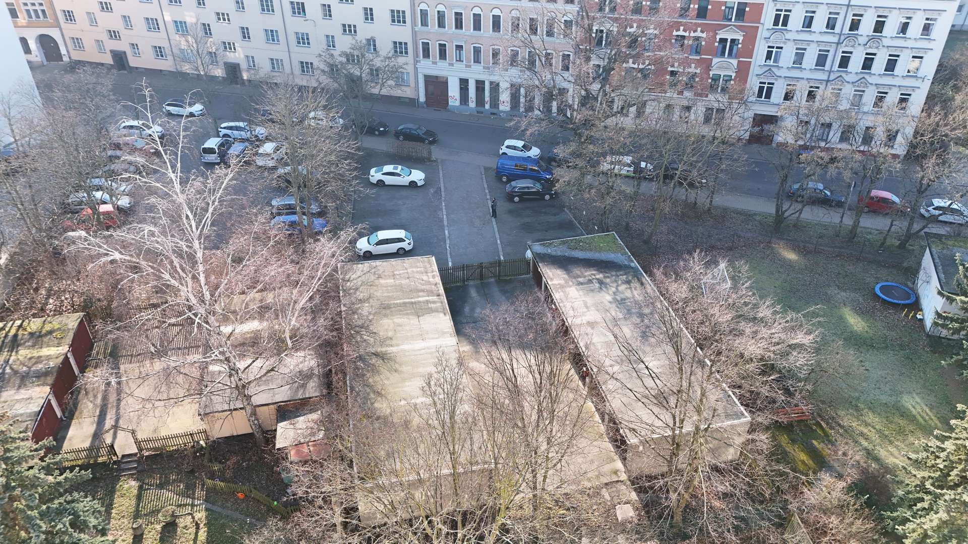 Rückansicht von oben