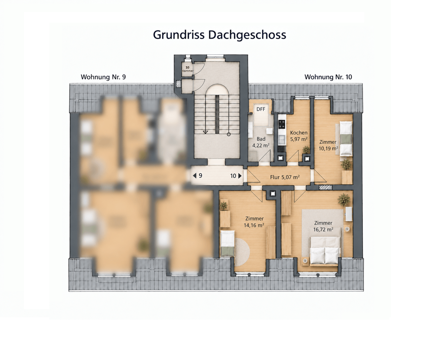 Grundriss WE10