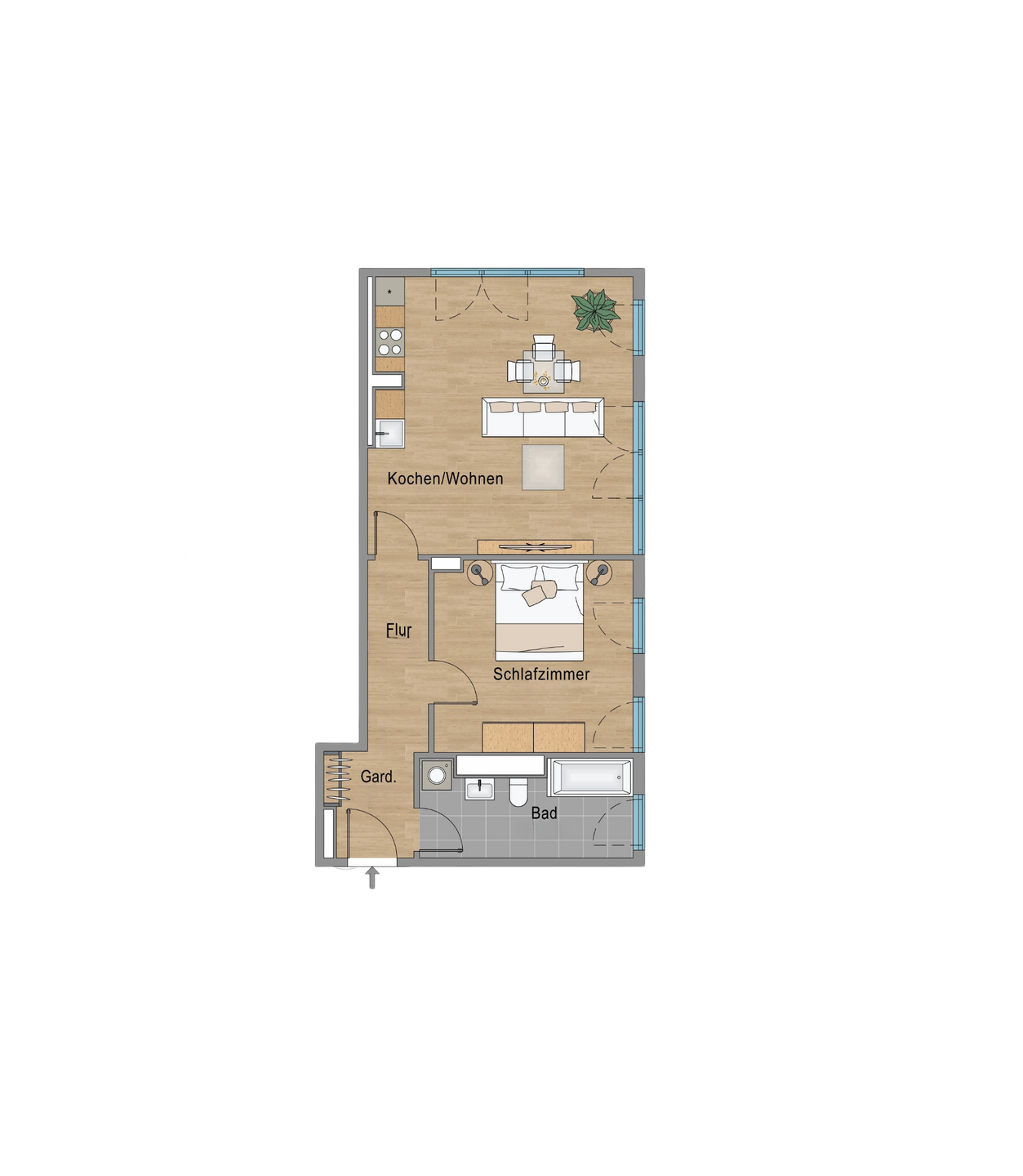 Grundriss WE3