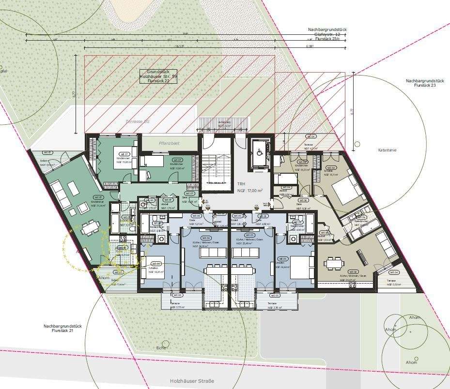 Grundriss Regelgeschoss