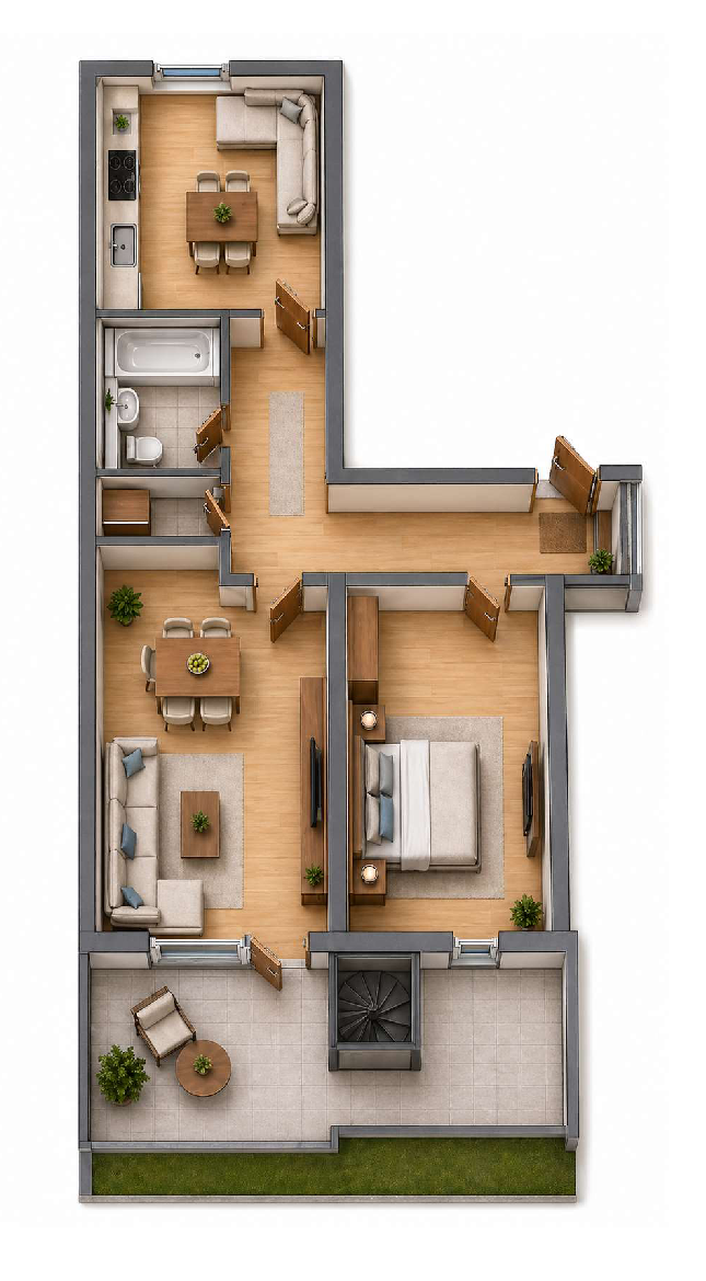 Grundriss WE02 