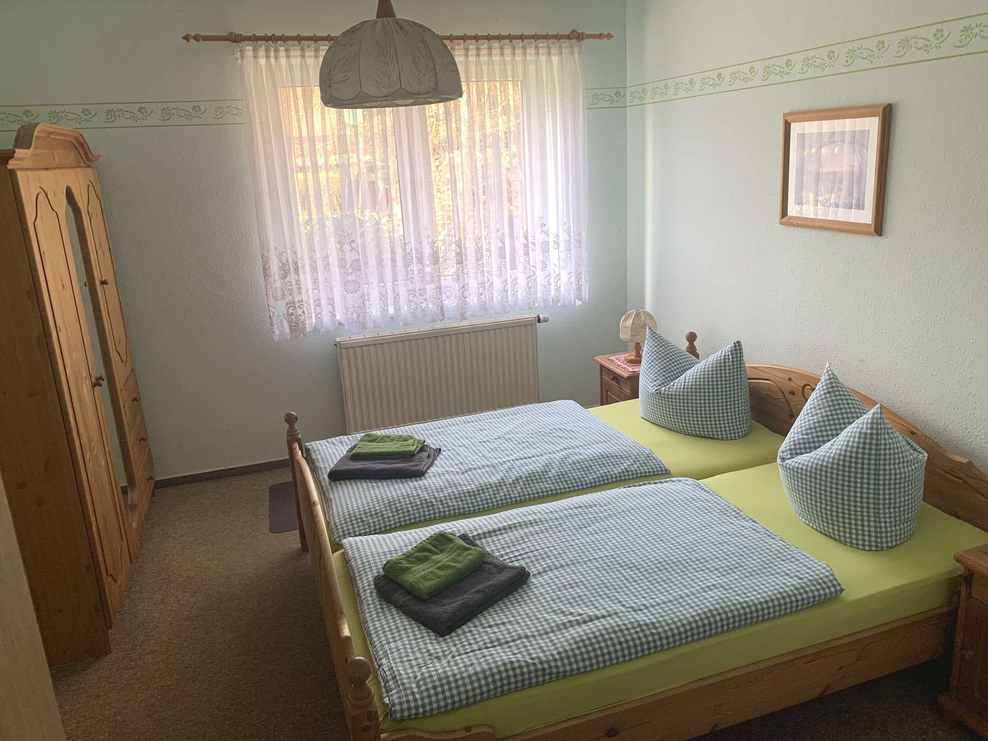 Schlafzimmerbsp. Pension