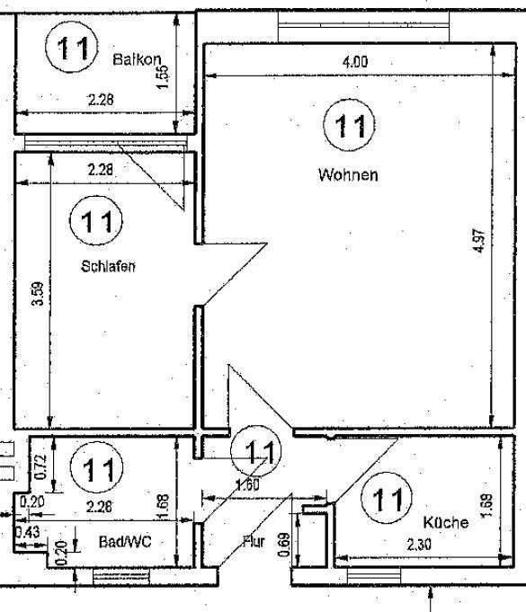 Grundriss WE11