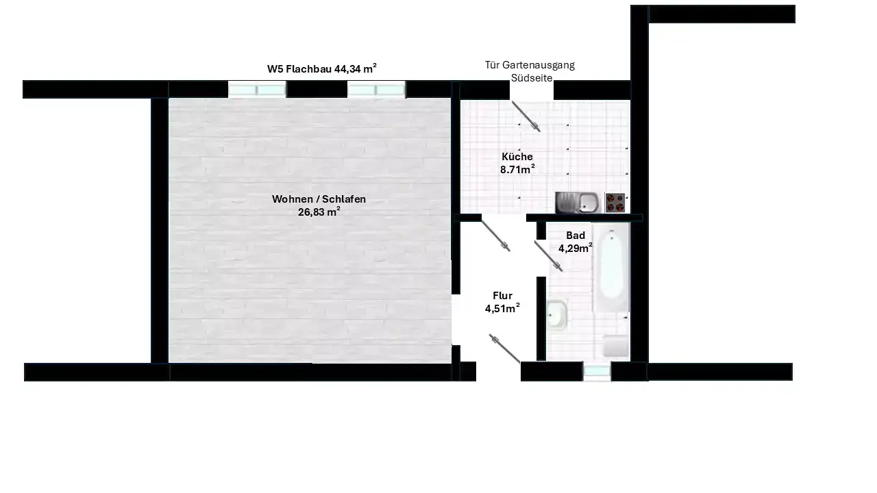 Grundriss WE5