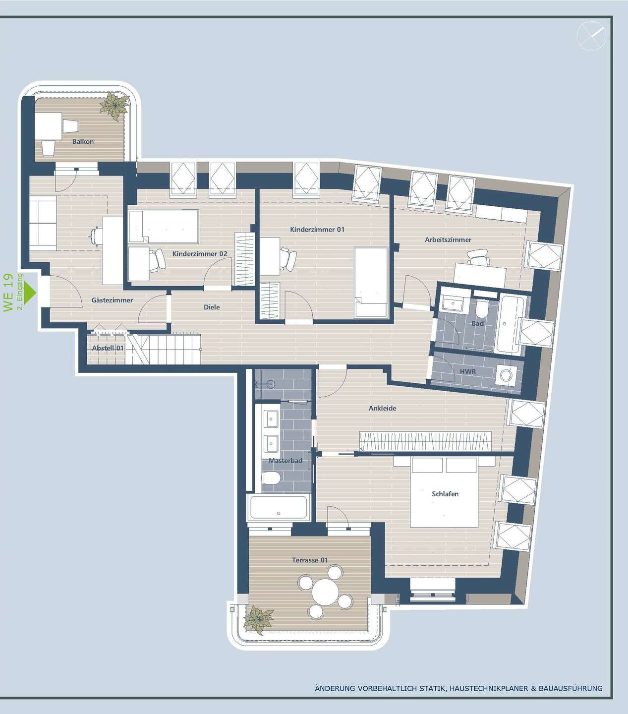 H24 WE 19 Grundriss 5. OG