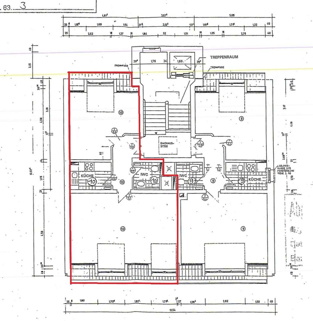 Grundriss WE 10