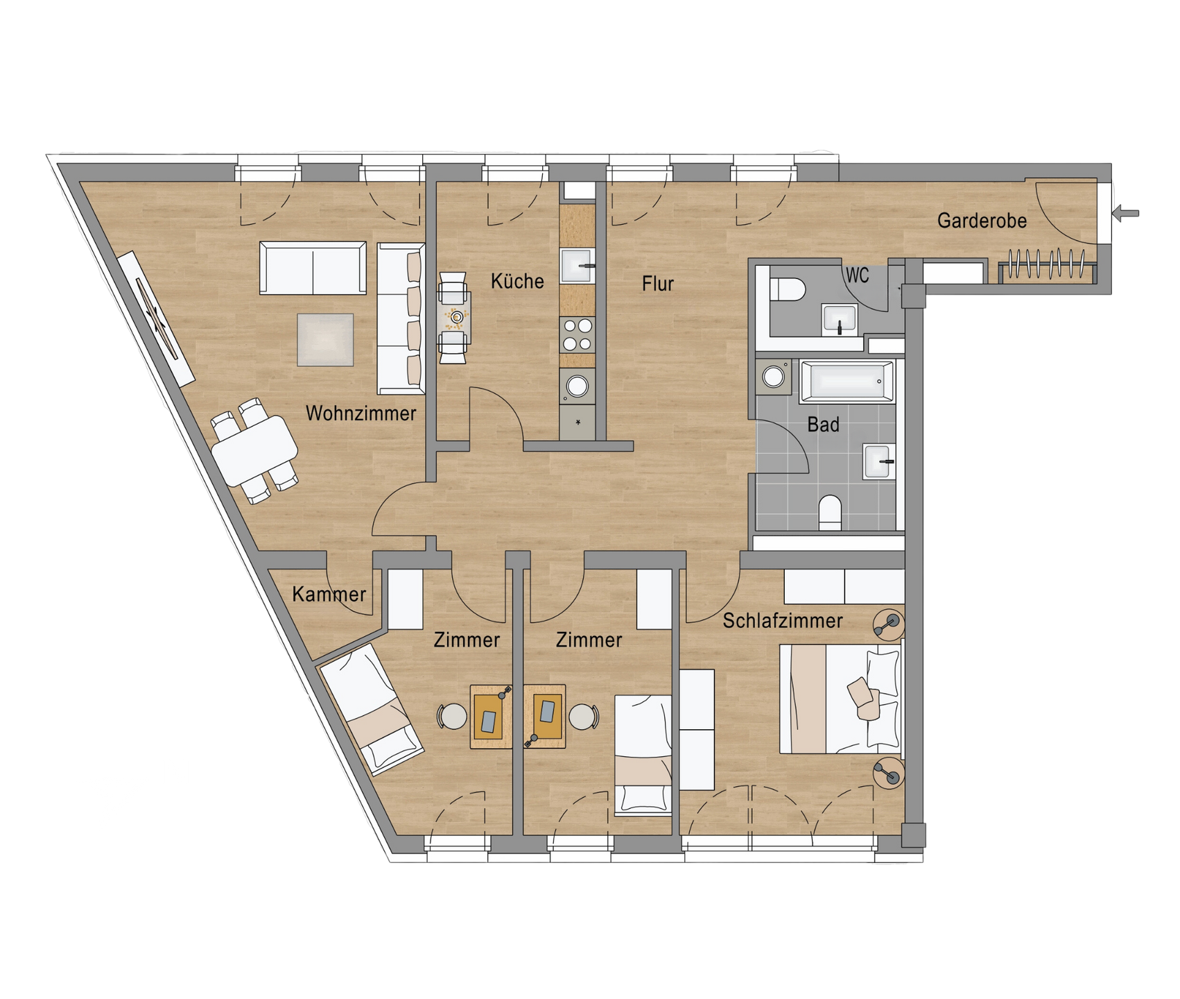 Grundriss WE11