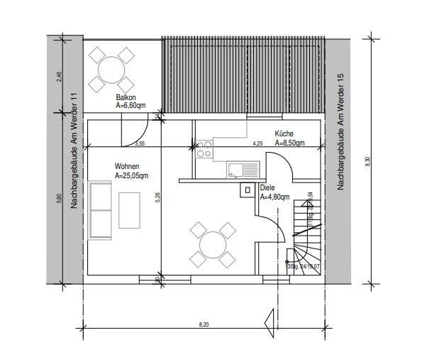 Grundriss 1 OG