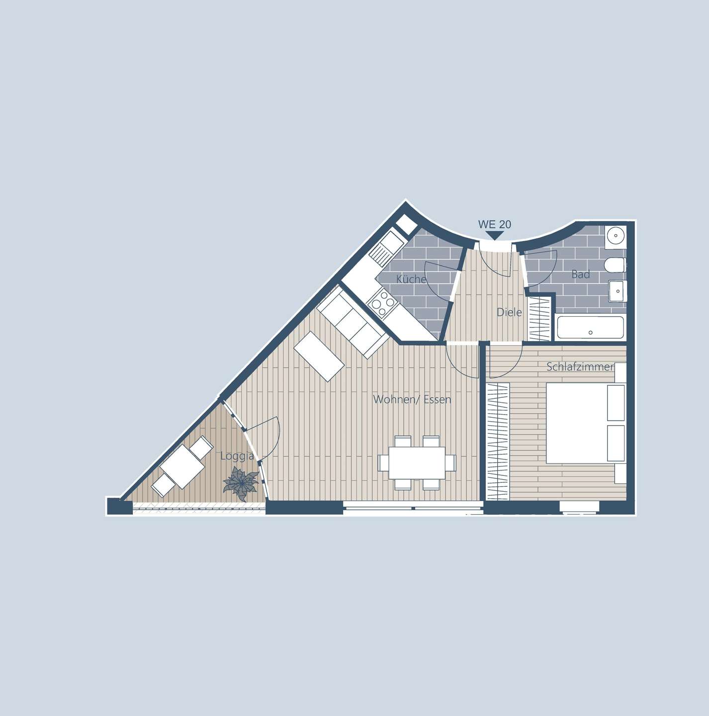 WE 20 Grundriss