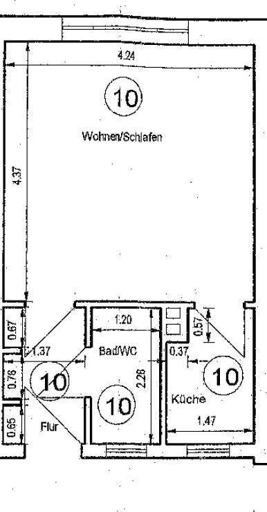 Grundriss WE10