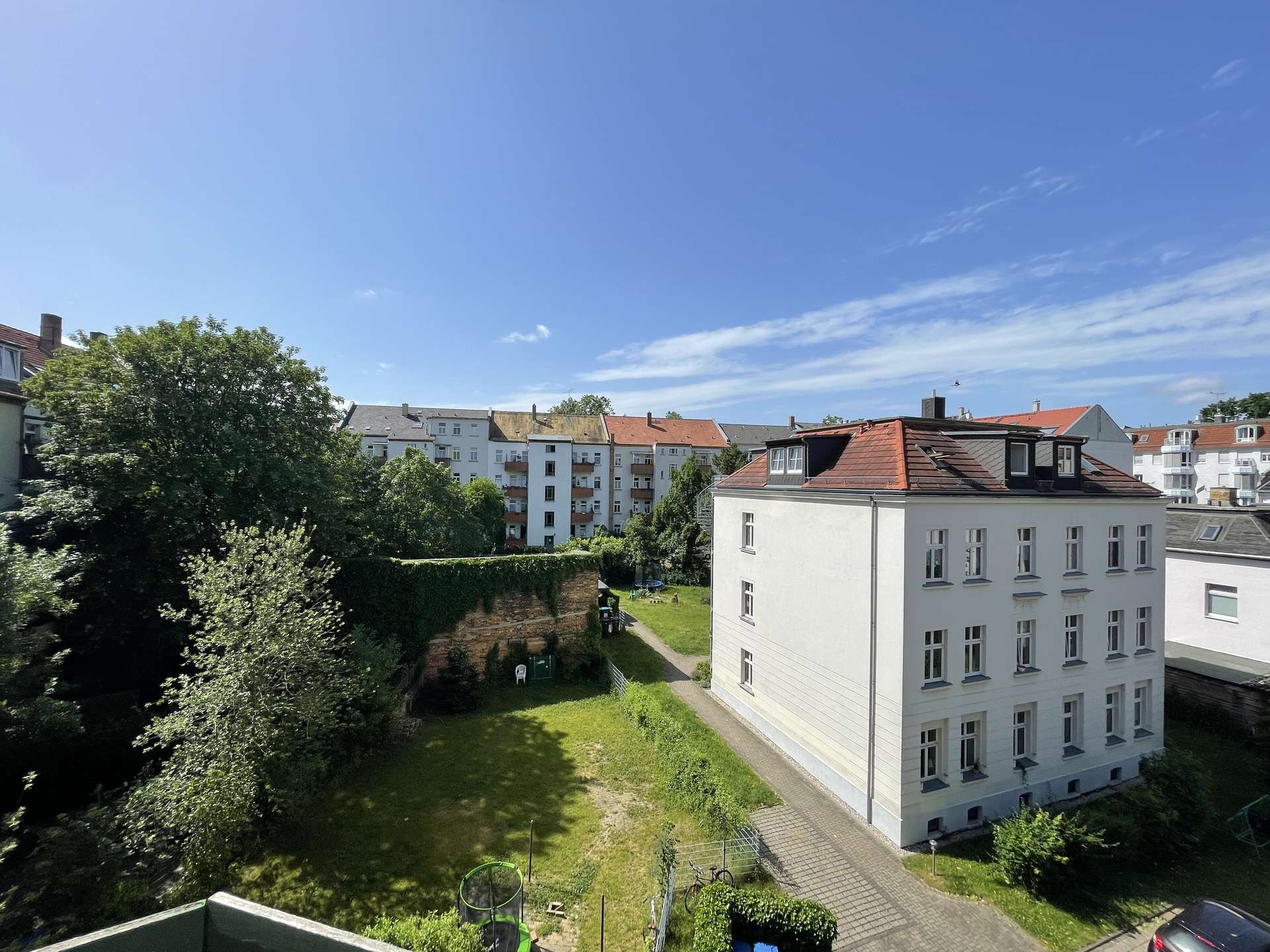 Blick von Balkon