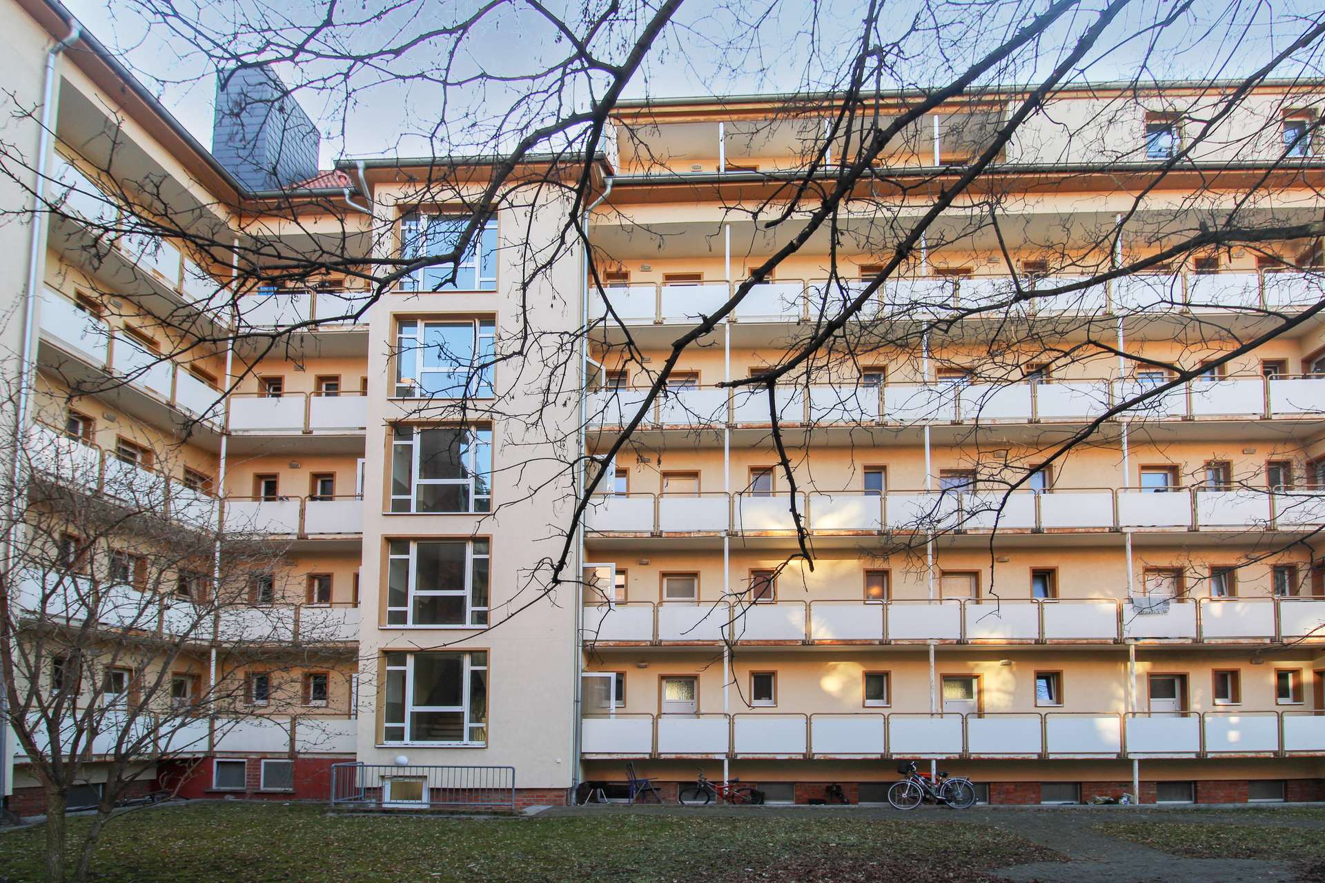 Hinterhof Rückansicht, Erfurt (Krämpfervorstadt)