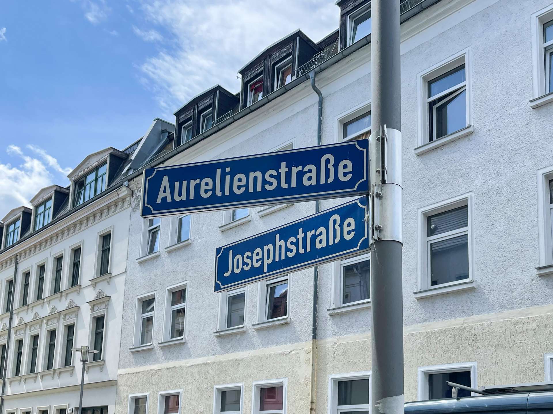 Straßenschild, Leipzig 