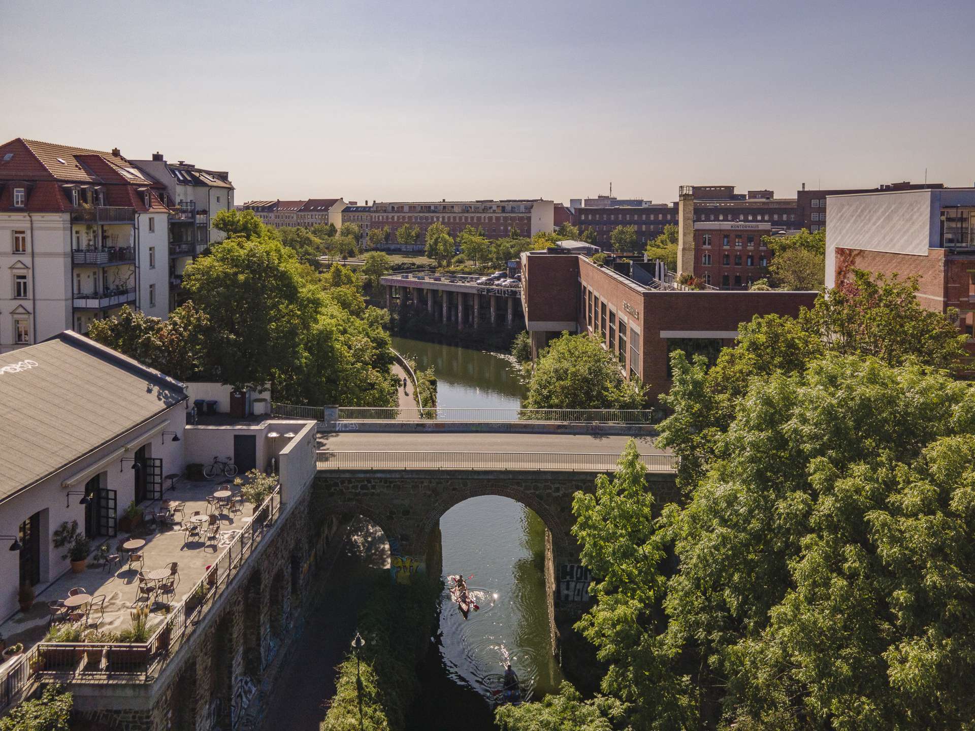 Umgebung König-Albert-Brücke, Leipzig (Lindenau)