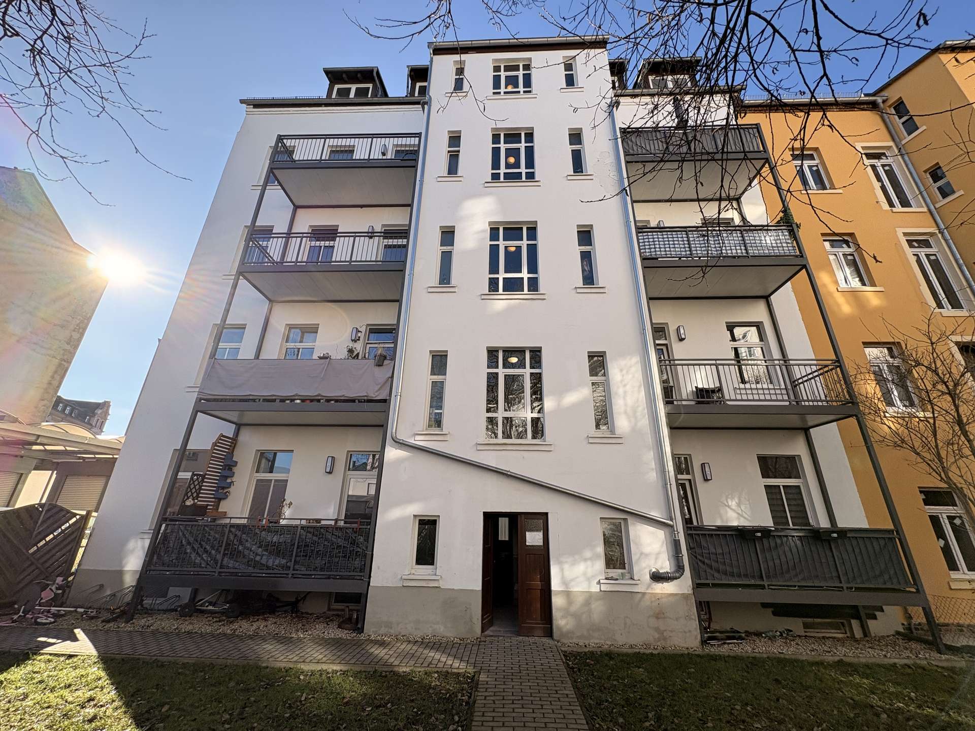 Rückseite, Chemnitz (Sonnenberg), Philippstraße 5