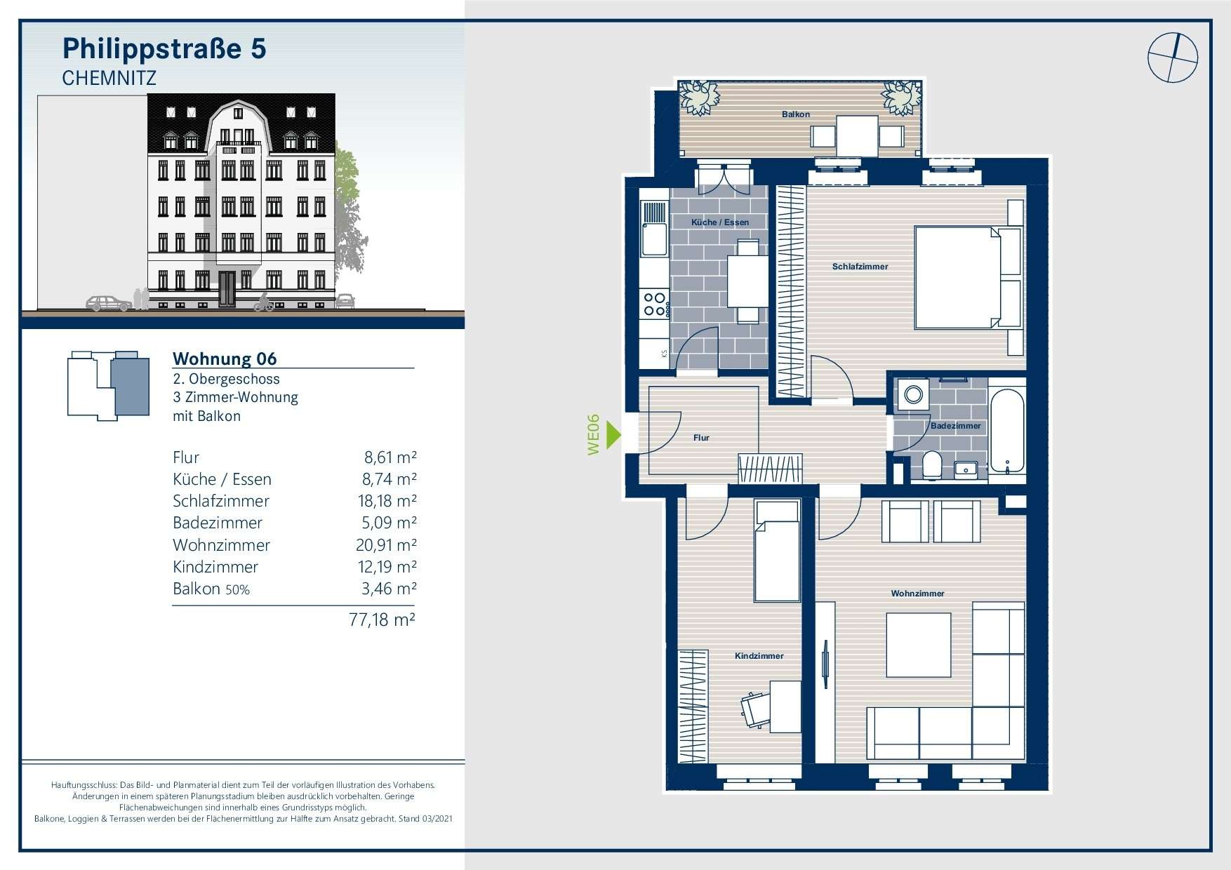 Grundriss, Chemnitz (Sonnenberg), Philippstraße 5