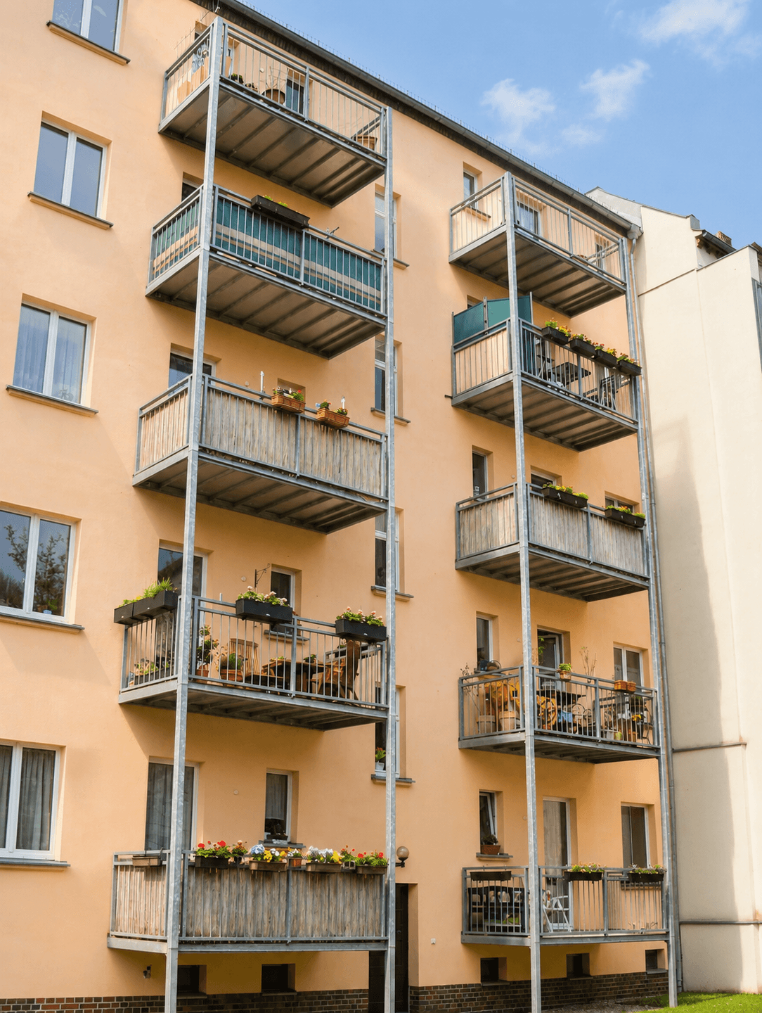 Rückfassade, Leipzig (Gohlis-Mitte)