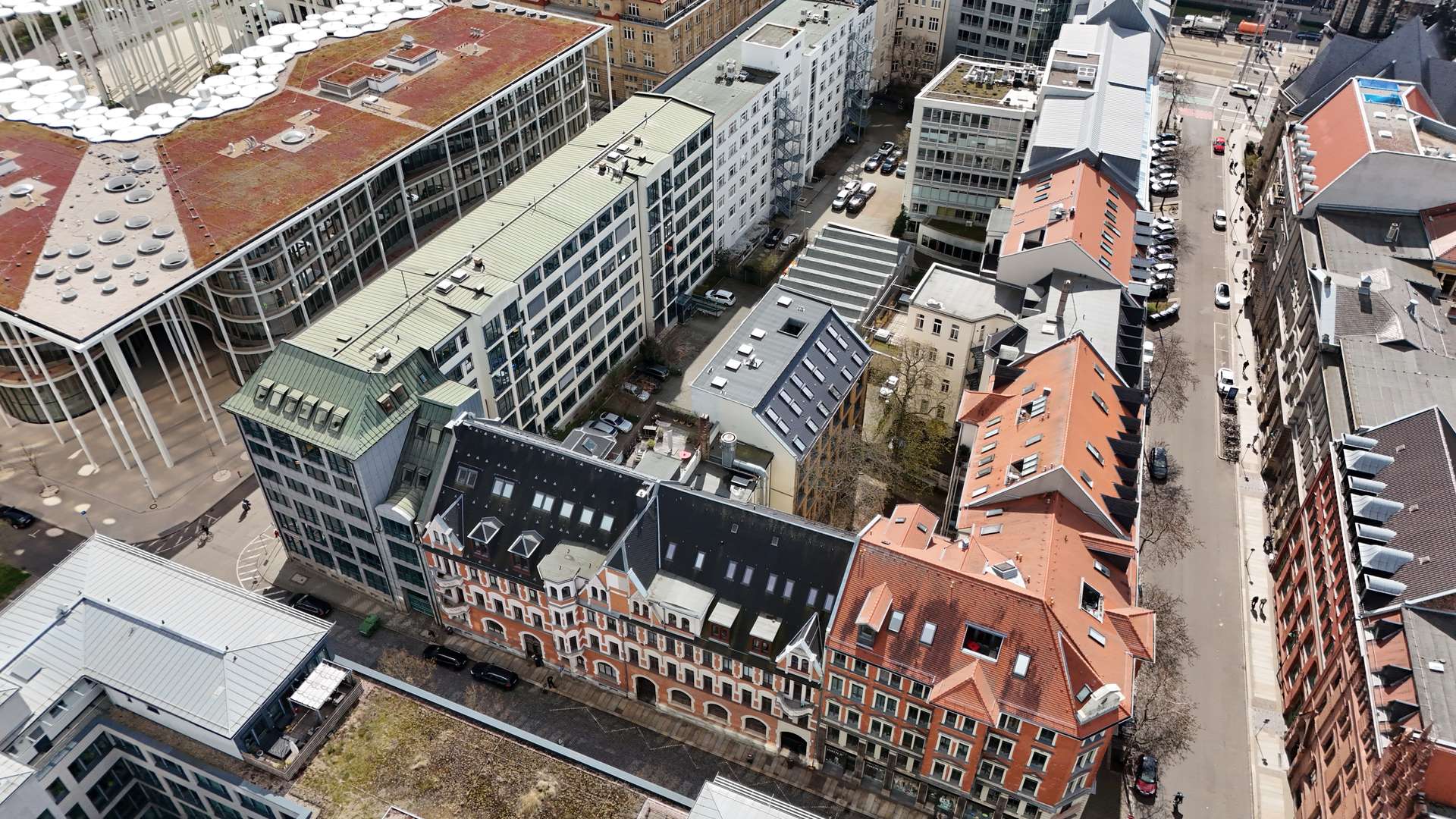 Vogelperspektive, Leipzig (Zentrum-Nord)